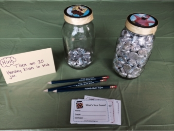 Example of having a referent next to the estimation jar