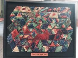 Picture of completed Salt Dough Tessellations project